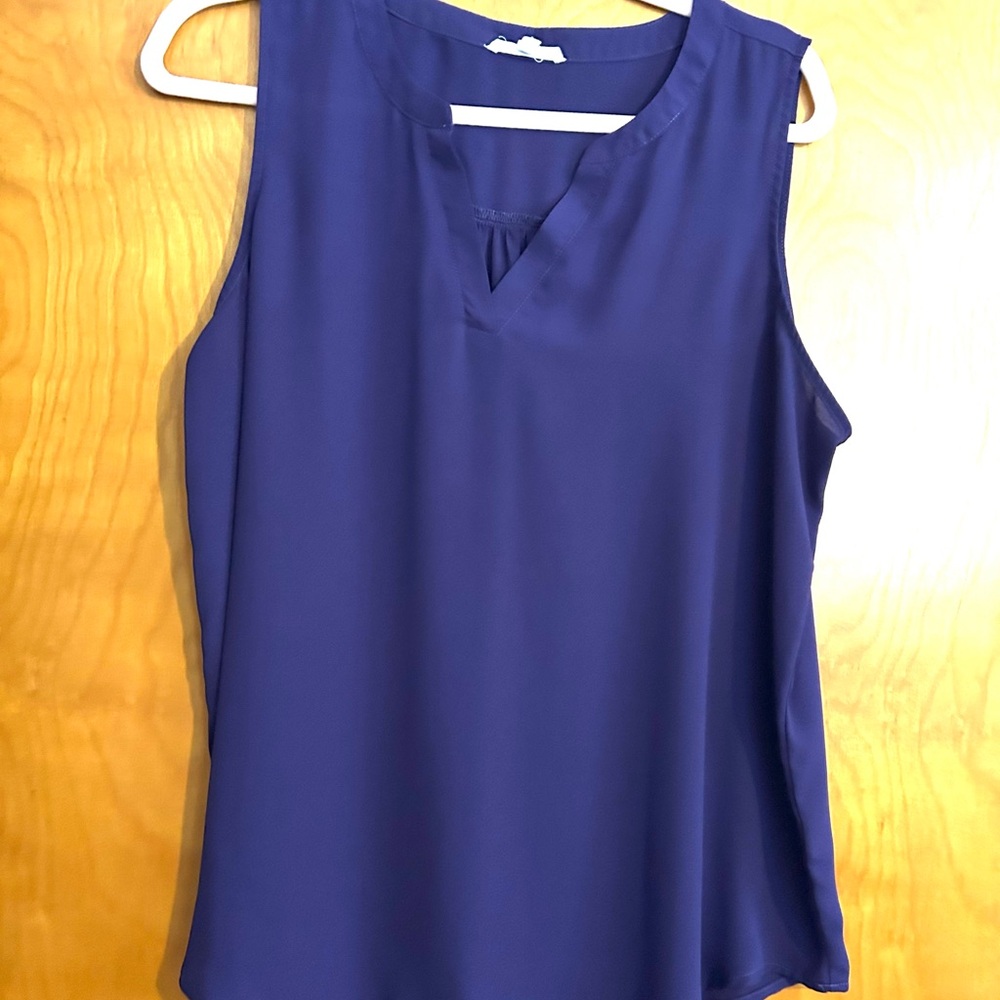 Maurices Sleeveless Violet Atwood Tank